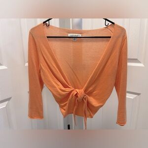 Banana Republic Silk Cashmere Wrap Top